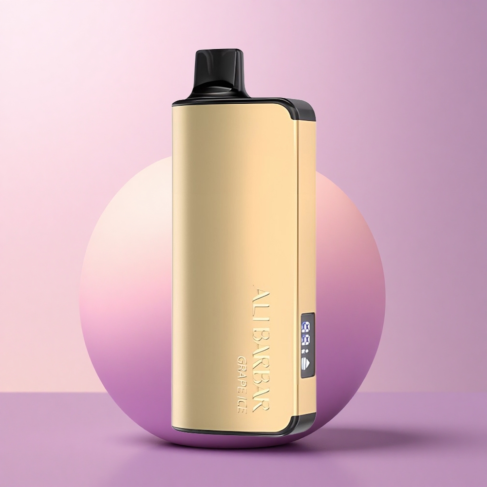 Alibarbar Ingot 9000 Puffs Viinamarja Jää 2350mAh LED
