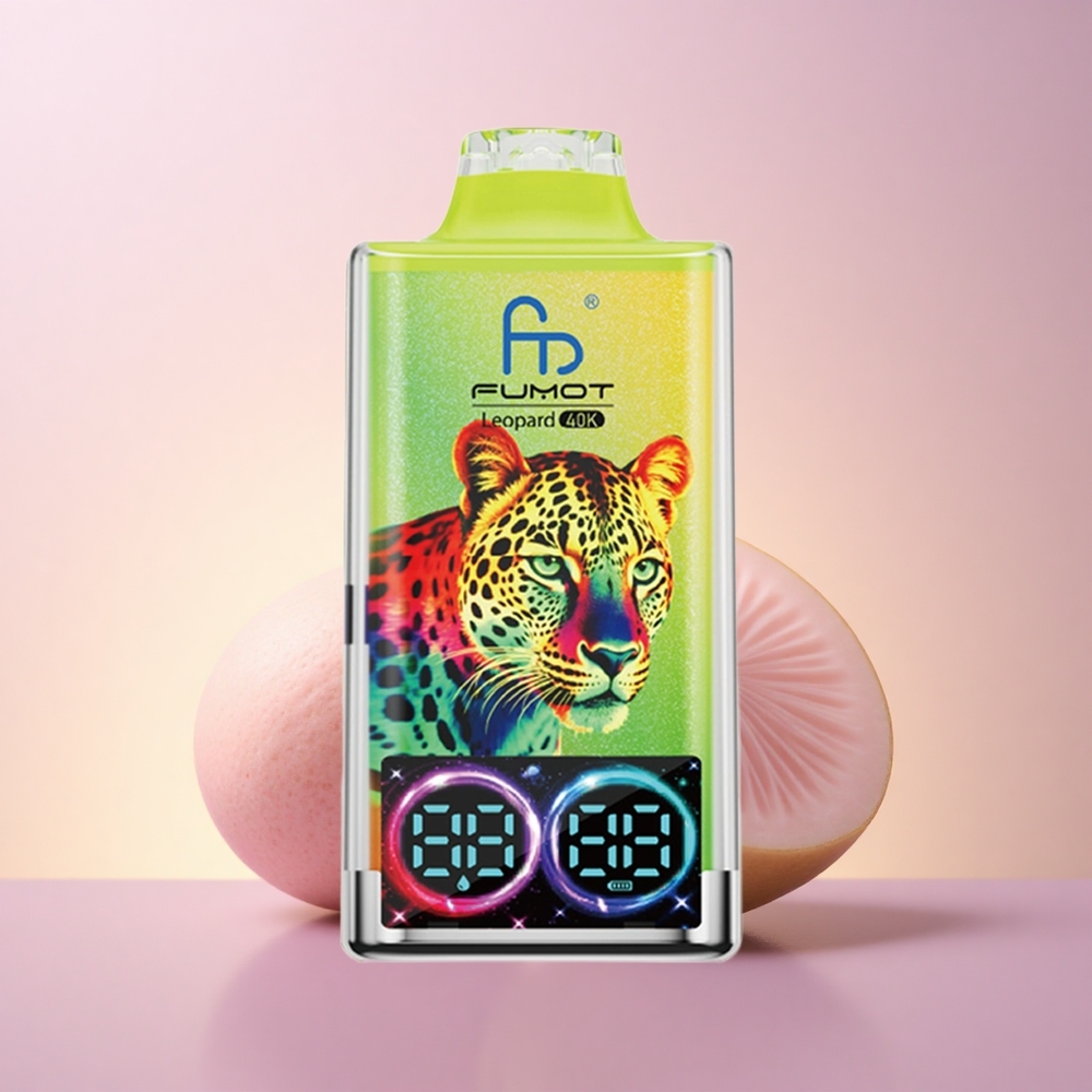 Fumot Leopard 40K Puffs Kiivi-Marakuuja-Guava 5 Nikotiini 700mAh Topeltvõrk