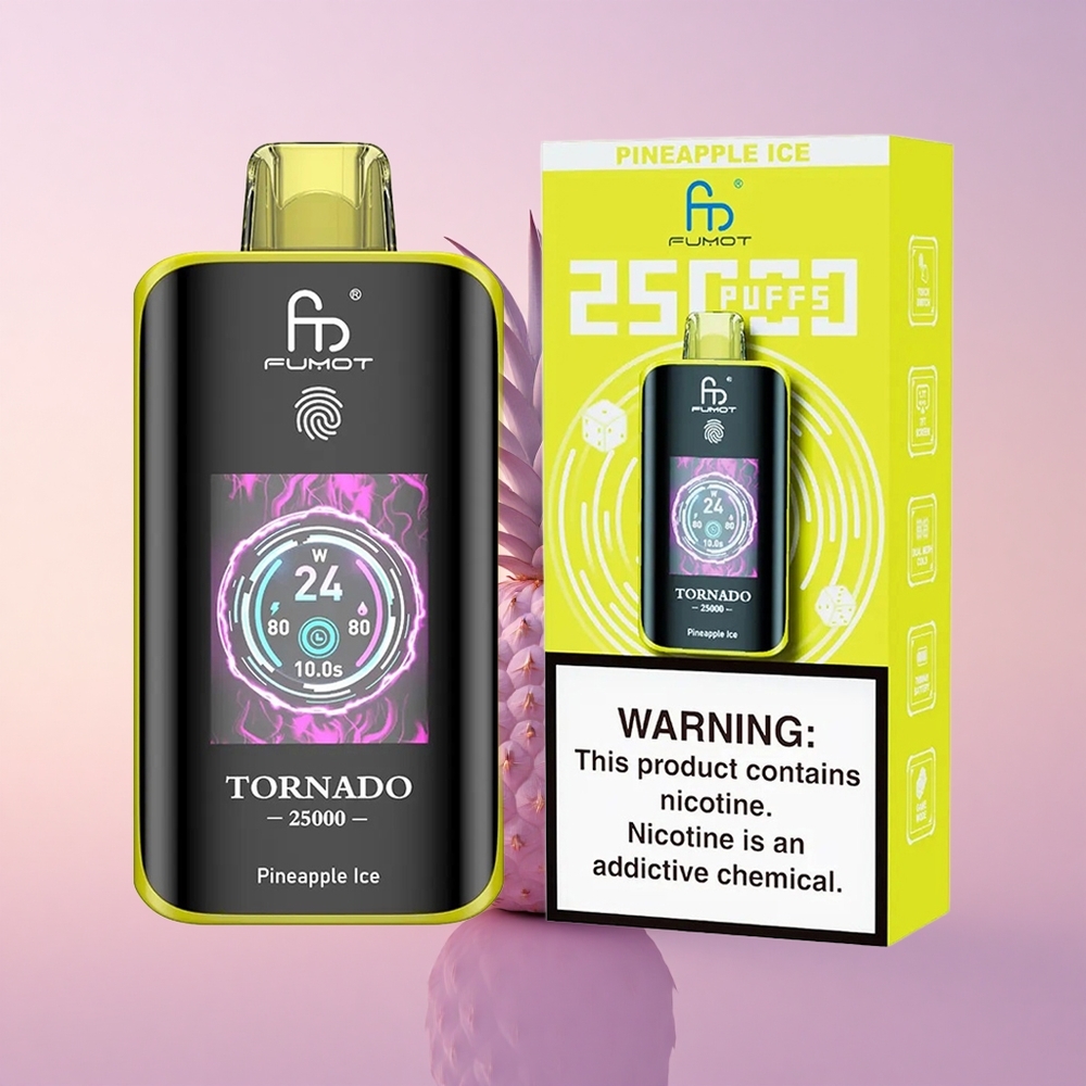 Fumot Tornado 25000 Puffs Ananass Jää 700mAh 20ml 5