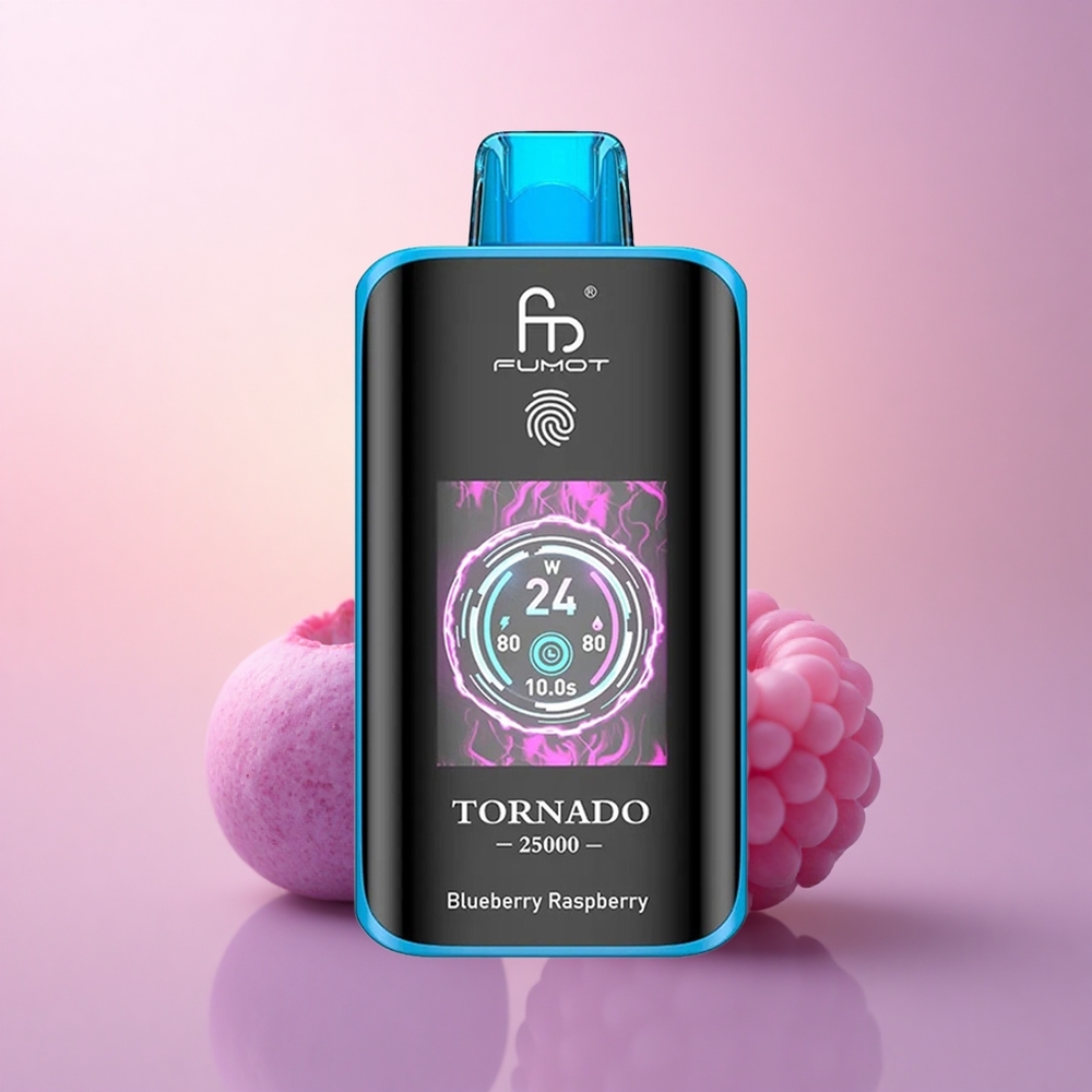 Fumot Tornado 25000 Puffs Mustikas Vaarikas HD 700mAh 20ml