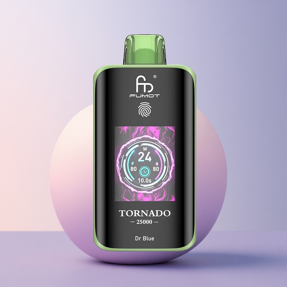 Fumot Tornado 25000 Puffs Sinine Ekraan 700mAh 20ml