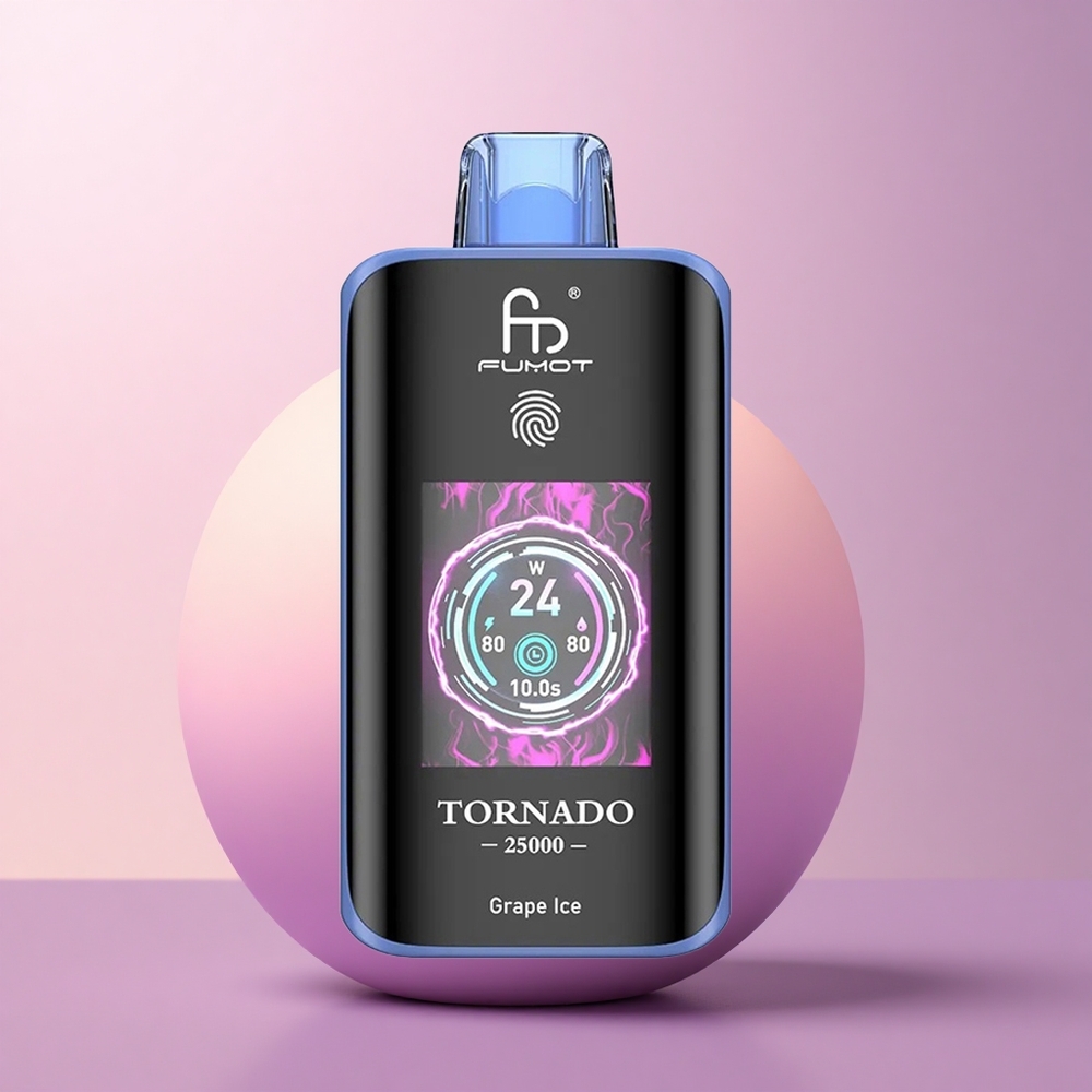 Fumot Tornado 25000 Puffs Viinamarja Jää 700mAh 20ml