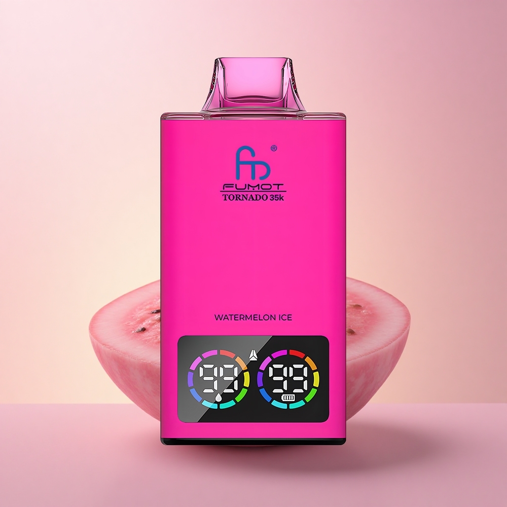Fumot Tornado 35000 Puffs Arbuusijää Dual Mesh Koil RGB