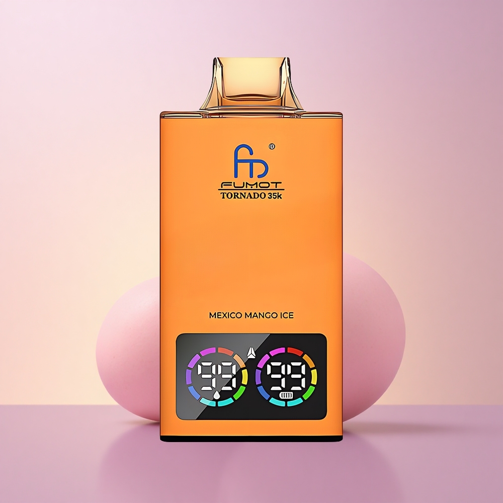 Fumot Tornado 35000 Puffs Mehhiko Mango Jää Dual Mesh USB-C