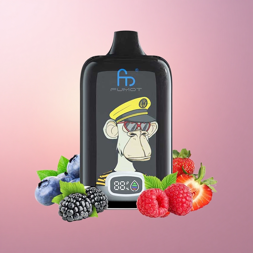 Fumot Tornado Digital Box 12000 Puffs Kirsi Võrgur Vapetornado 20ml Mesh Akuga