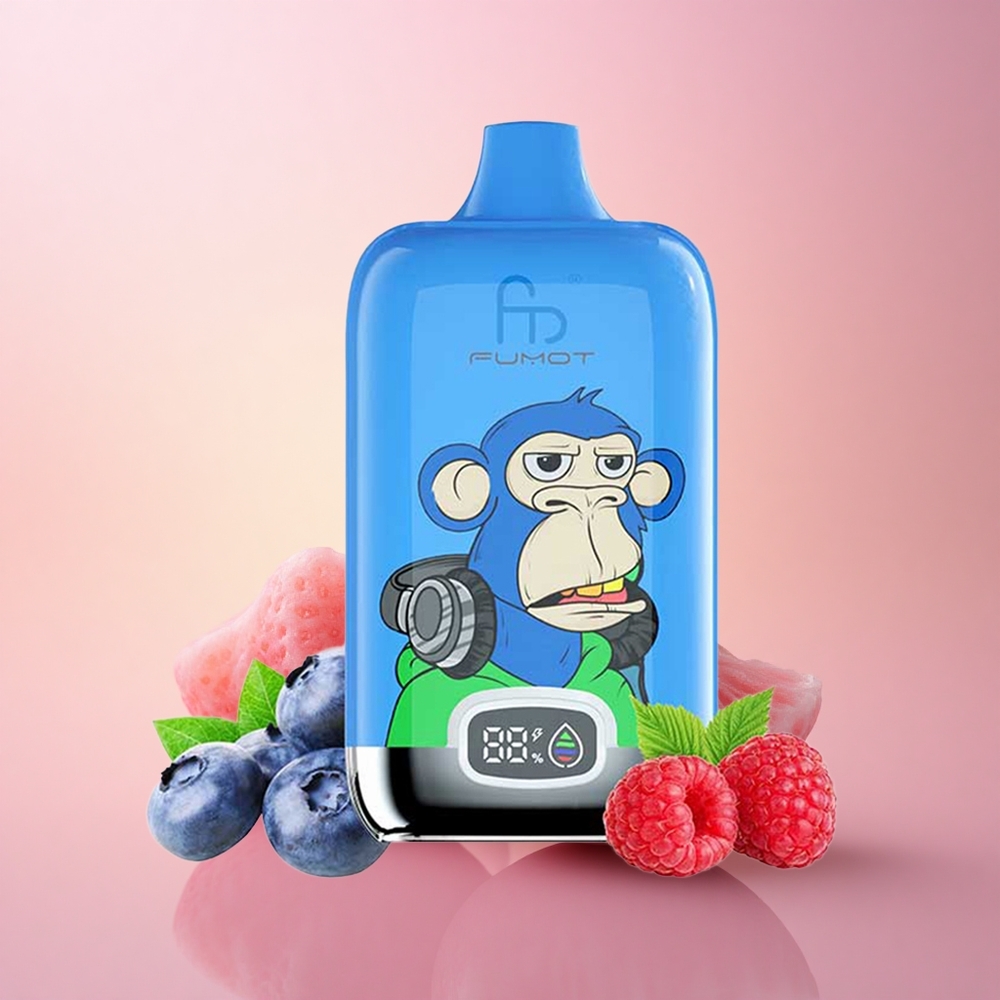 Fumot Tornado Digital Box 12000 Puffs Maasika-Arbuusi Väikevõrk (20ml 550mAh Tüüp-C)