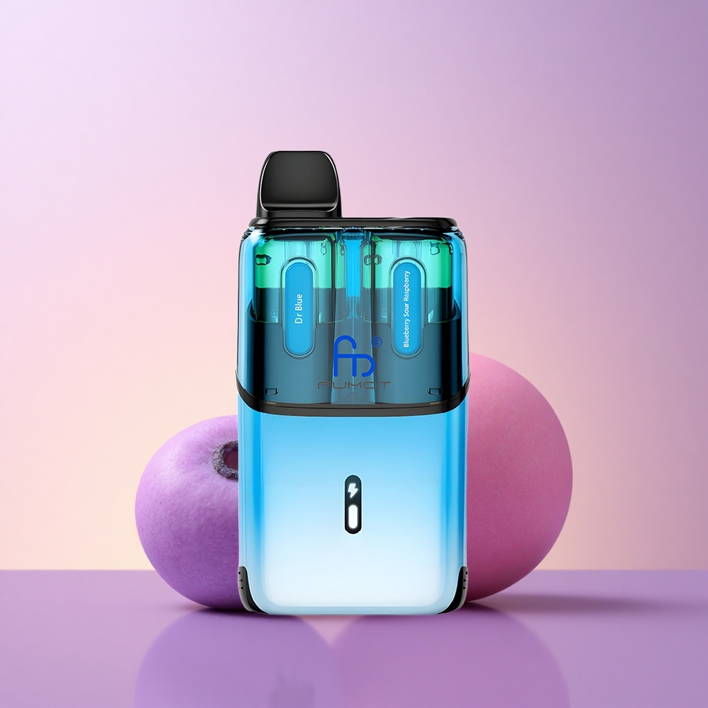 Fumot Ultra T32000 Puffs Dr Sinine - Mustikas-Hapukarva 800mAh Kiirlaadimine 24ml