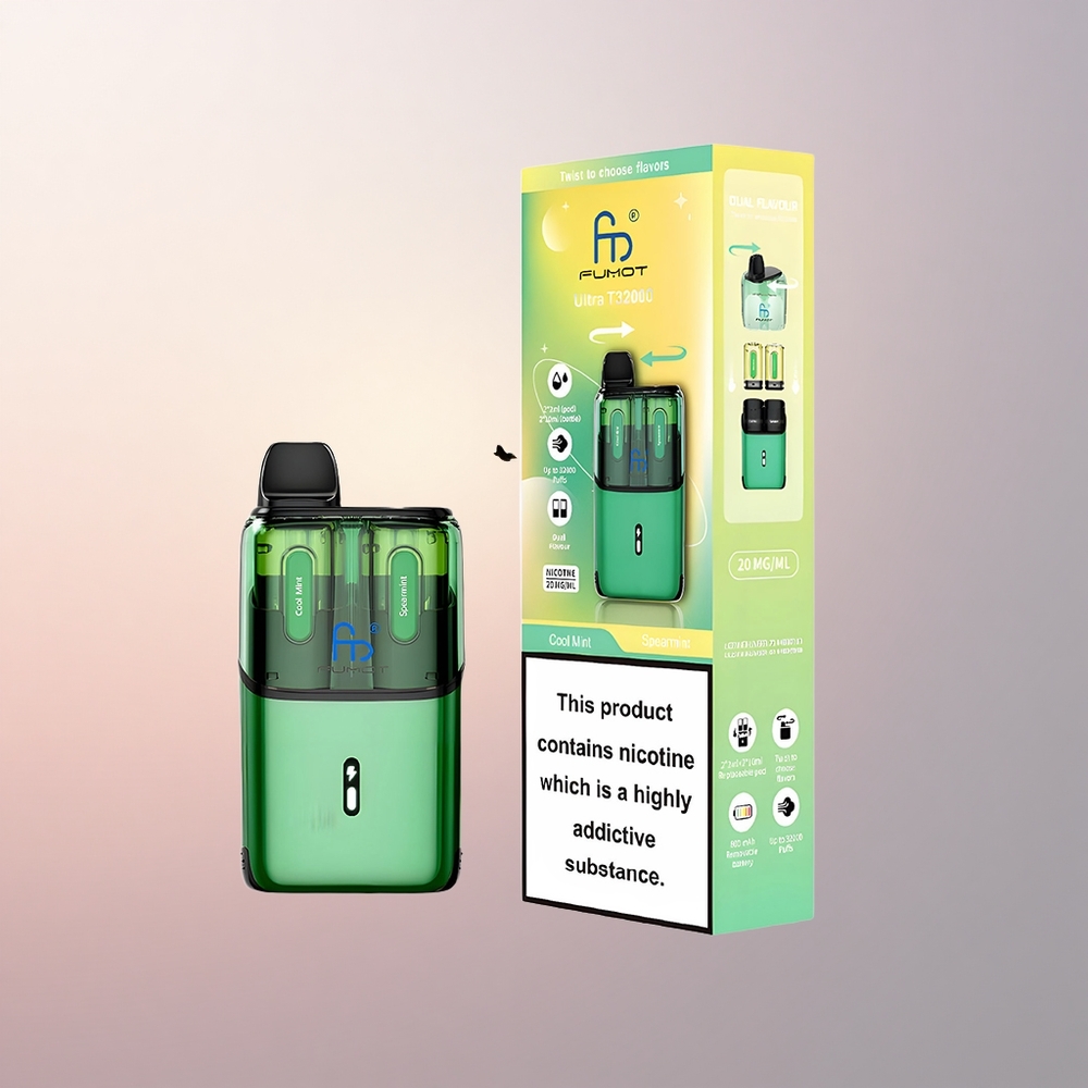 Fumot Ultra T32000 Puffs Lahe Münt - Mürremünt 800mAh Kiirlaadimine