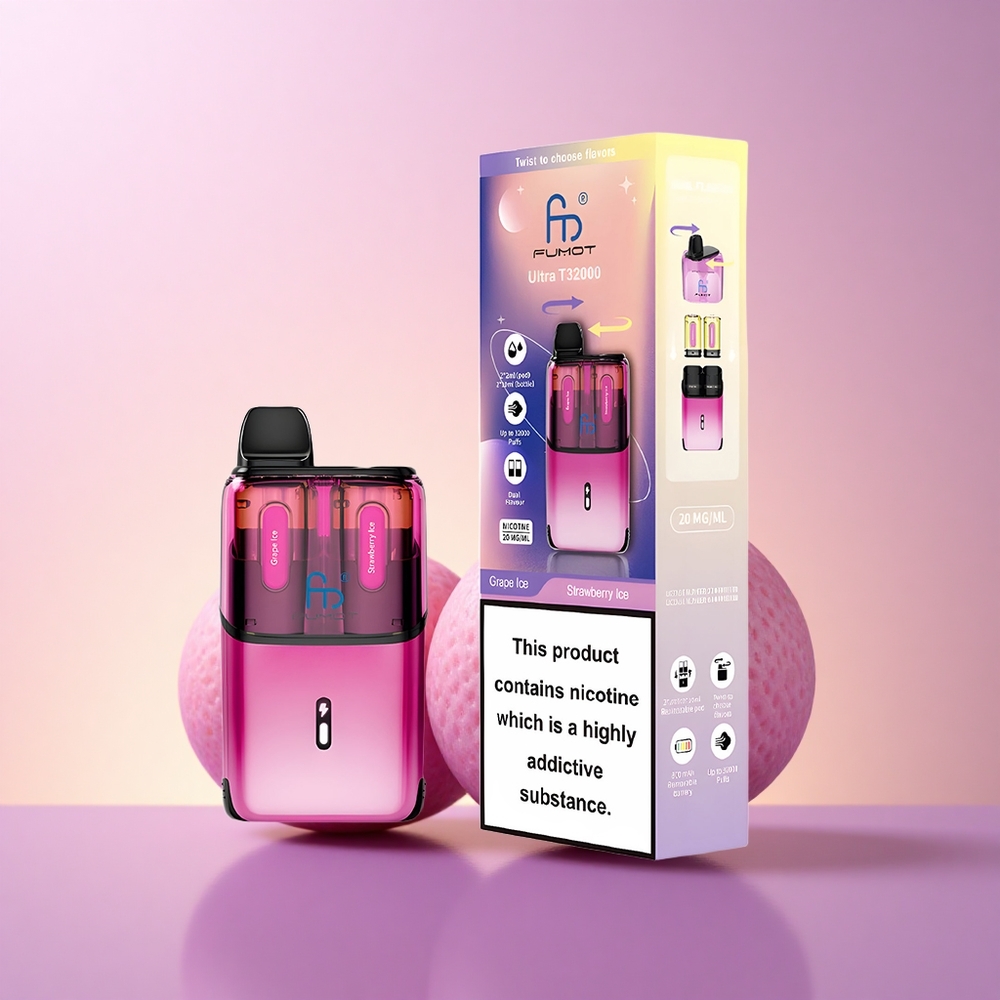 Fumot Ultra T32000 Puffs Viinamäe-Marja Jää 800mAh Tüüp-C 24ml