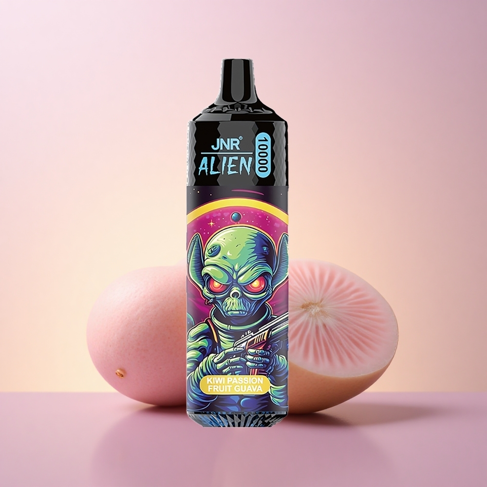 JNR Alien 10000 Kiivi-Maracuya-Guava 850mAh Kiire Laadimine 12 Ohm Võrk