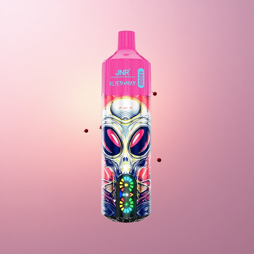 JNR Alien Max 18000 Kirss-Marja Kahekordne Südamik kiire laadimisega
