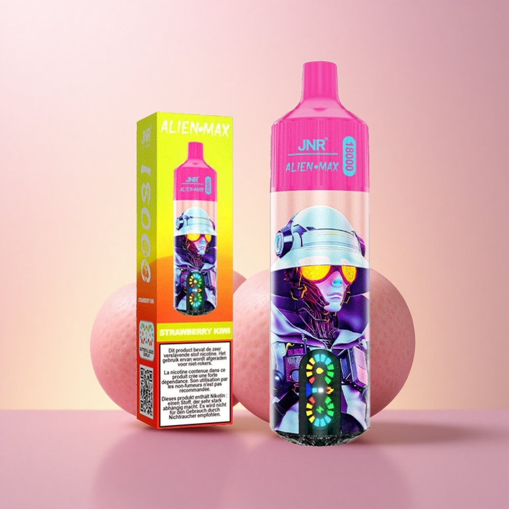 JNR Alien Max 18000 Maasika-Kiivi Dual Mesh 850mAh 28ml