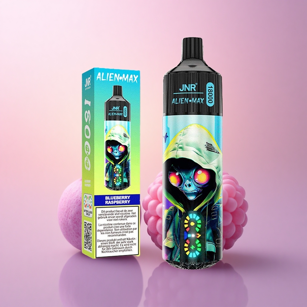 JNR Alien Max 18000 Mustika Vaarikas Dual Mesh 850mAh Tüüp-C