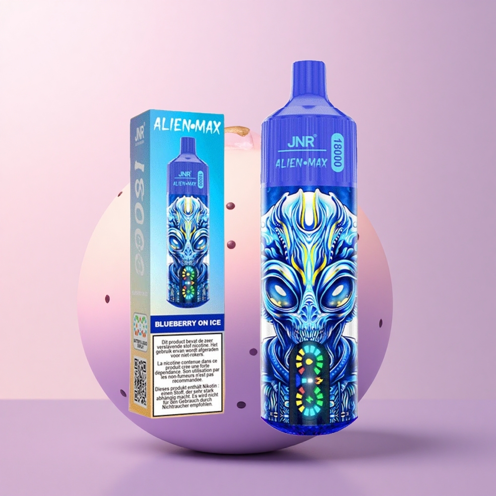 JNR Alien Max 18000 Mustikas Jää Smart LED Kahe Mähisega