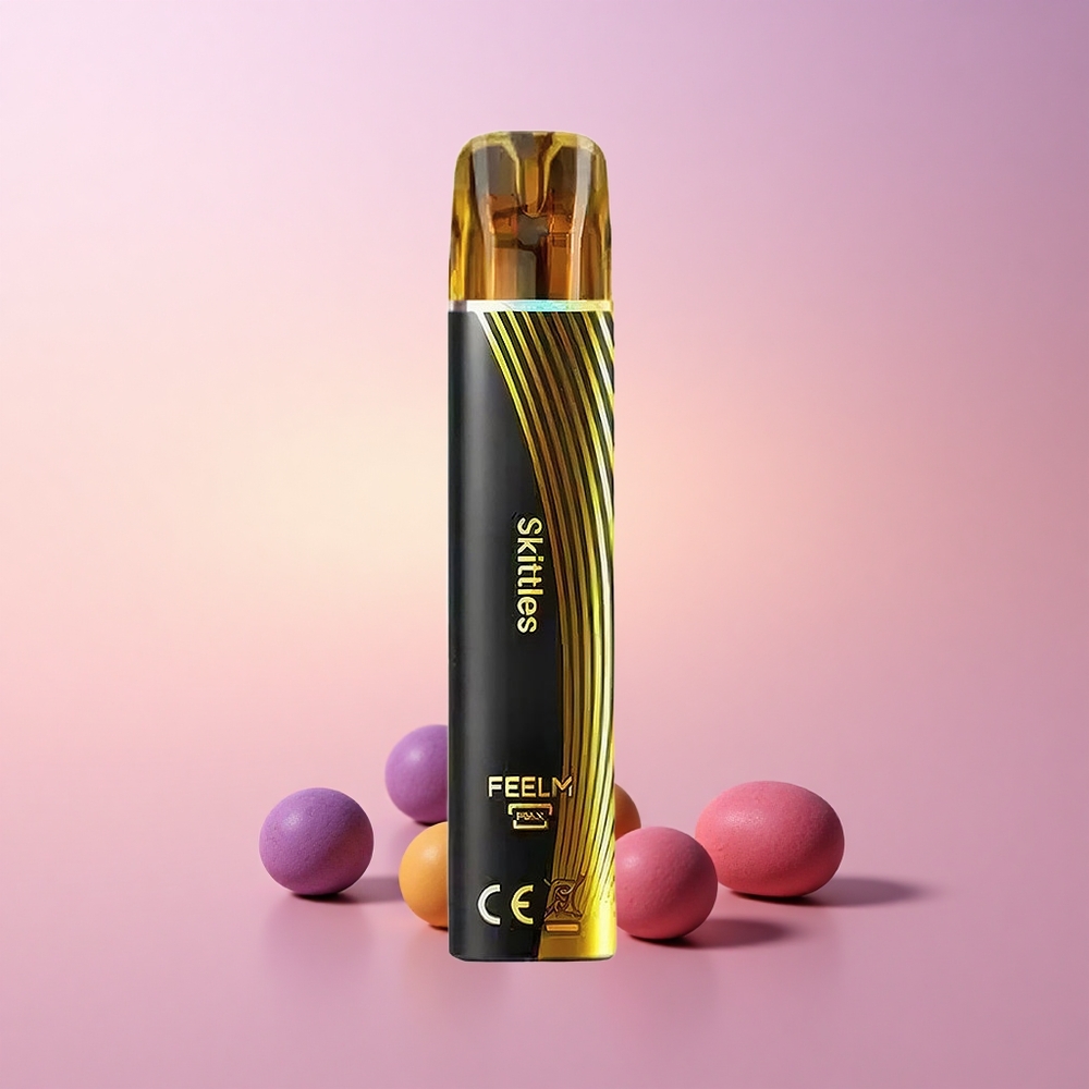 JNR BlackGolden 600+200 Skittles Must 550mAh 2ml Nikotiin 2