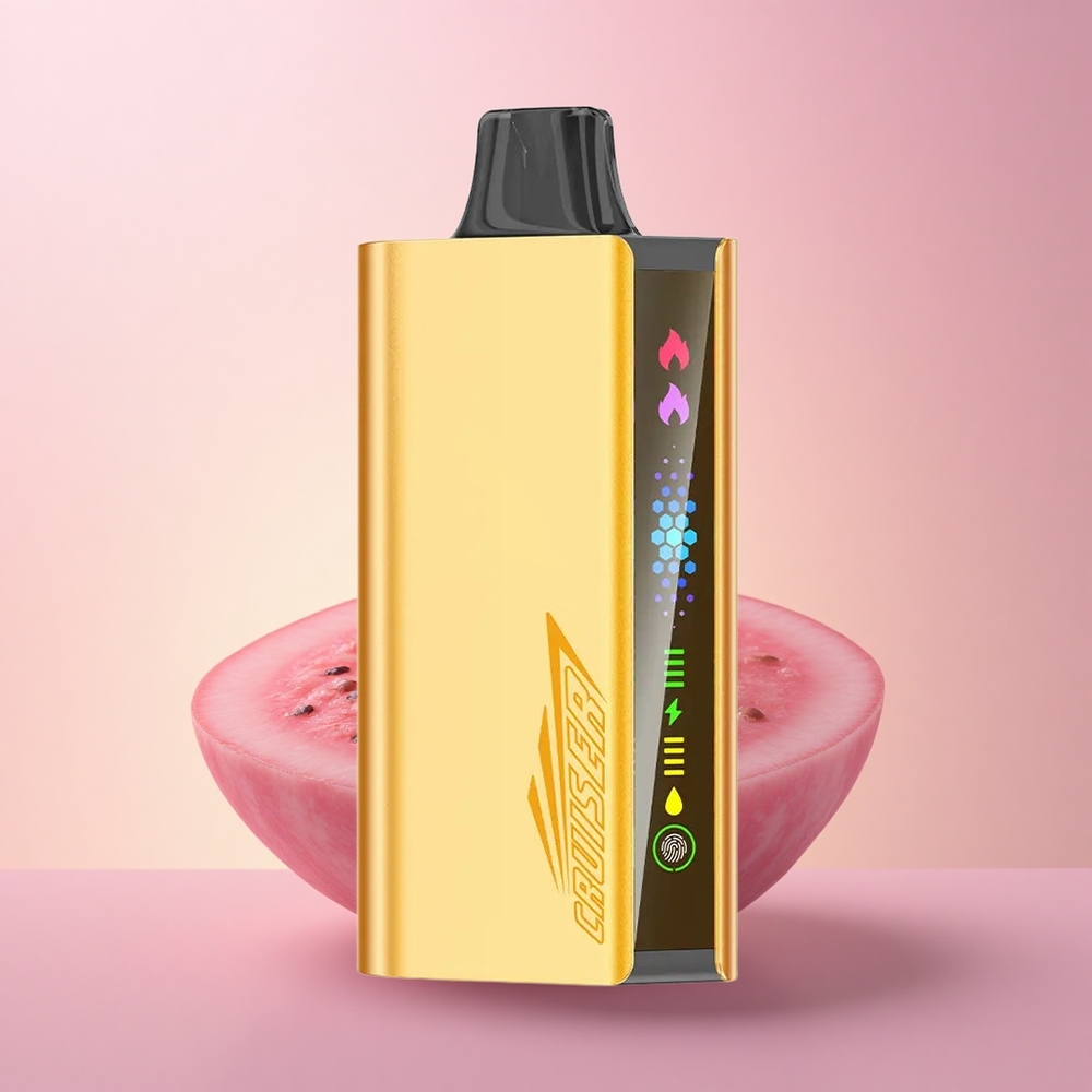 JNR Cruiser 12000 Arbuusi Jää Metalli Korpusega 3500 mAh Akuga 25ml Vedelikuga