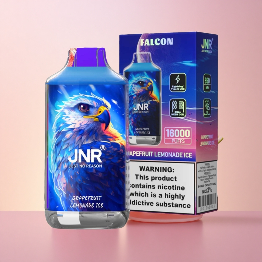 JNR Falcon 16000 Greipitruuni Sidrunilimonaad Jää 850 mAh Tüüp C