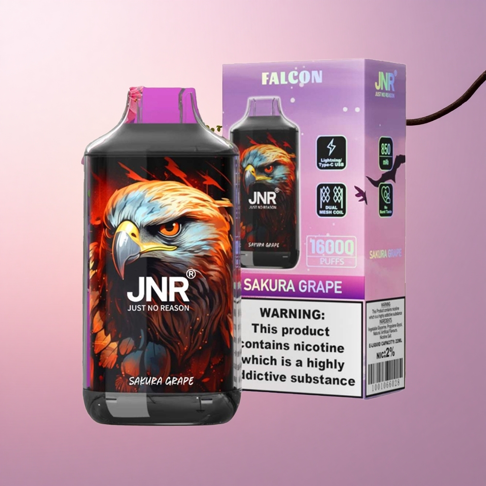 JNR Falcon 16000 Kirss-Viinamari 850 mAh Kahekordne Võrk Keer