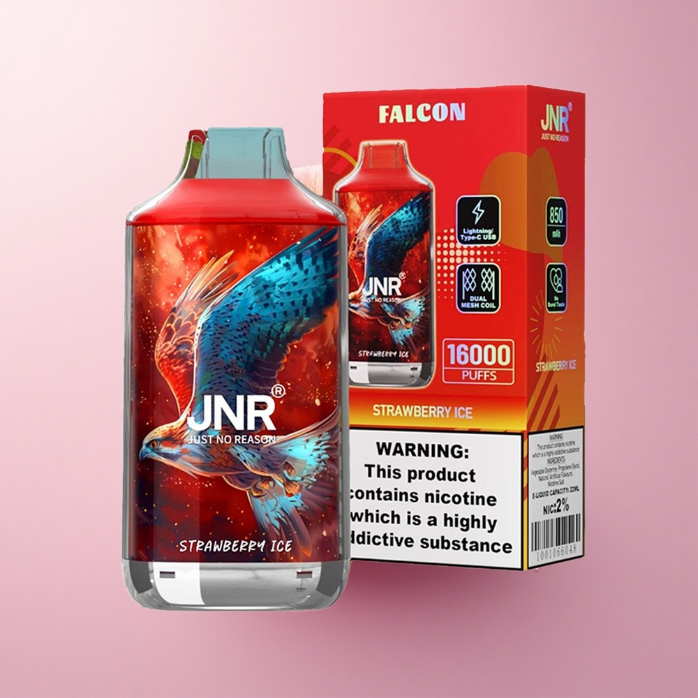 JNR Falcon 16000 Maasika-Jää 850 mAh Tüüp-C