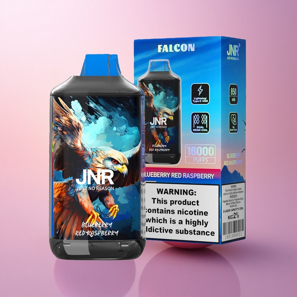 JNR Falcon 16000 Mustikas Punane Vaarikas 850 mAh Tüüp C