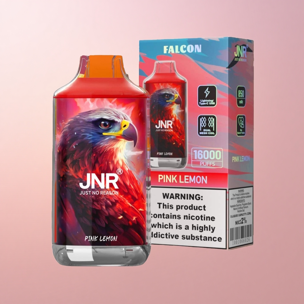 JNR Falcon 16000 Roosa Sidruni 850mAh Tüüp-C 22ml Topeltvõrk
