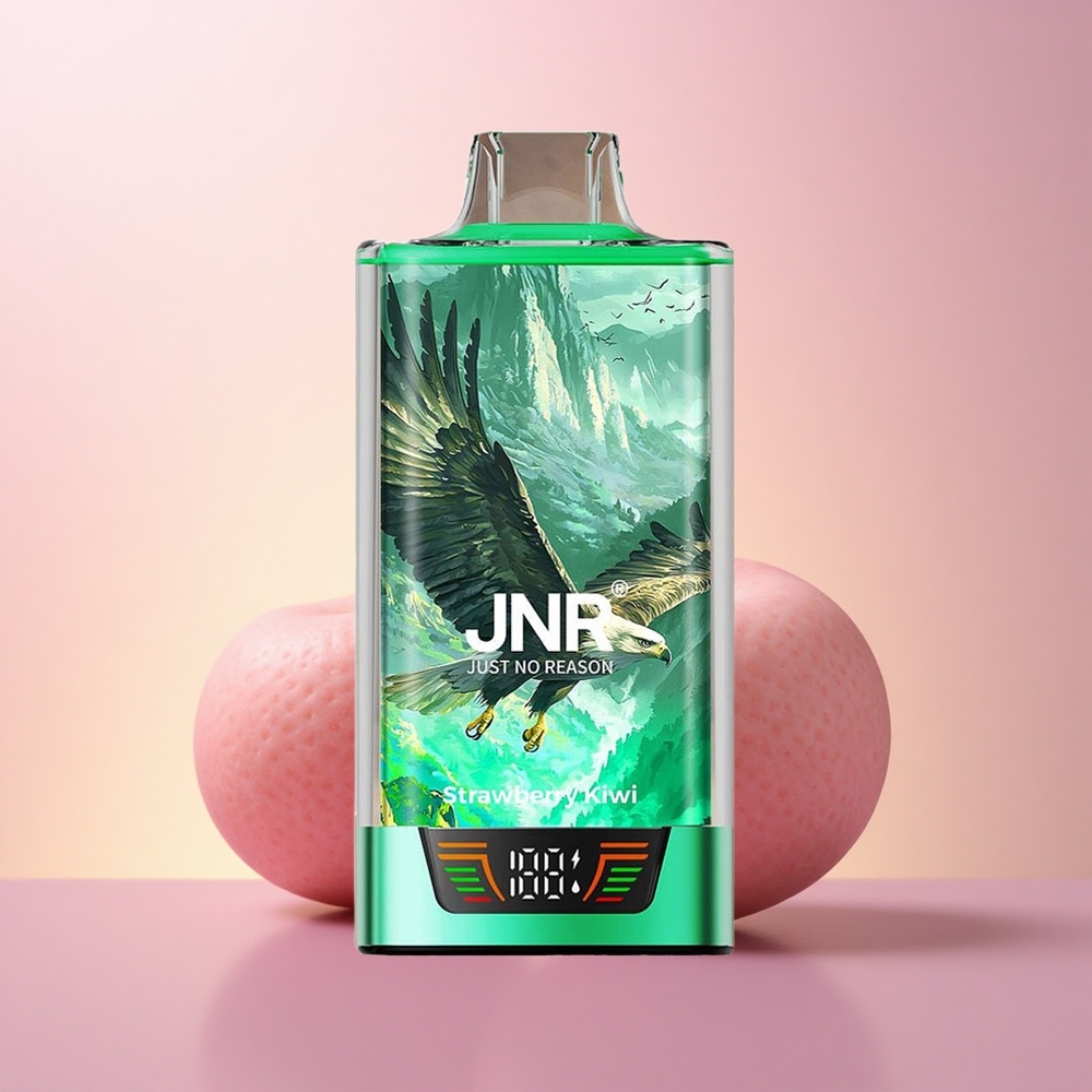 JNR Falcon Pro 28000 Maasika-Kiivi 30ml 950mAh Tark Ekraan
