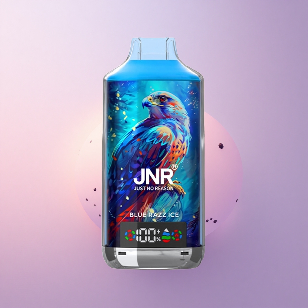 JNR Falcon X 18000 Sinine Sõstar-Jää 750mAh Kiirlaadimine 24ml Topeltmähis