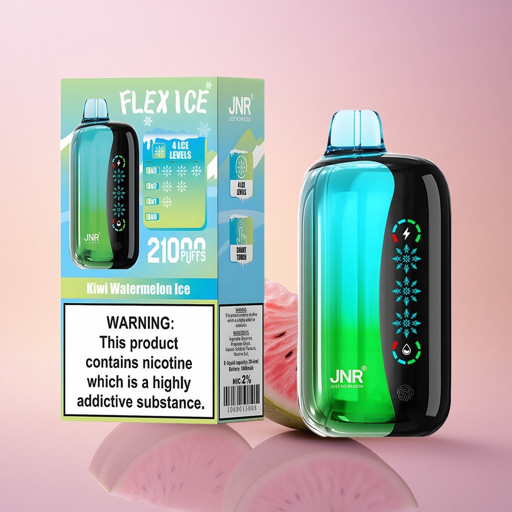 JNR Flex Ice 21000 Kiivi-Arbuusi-Jää 26ml Dual Mesh