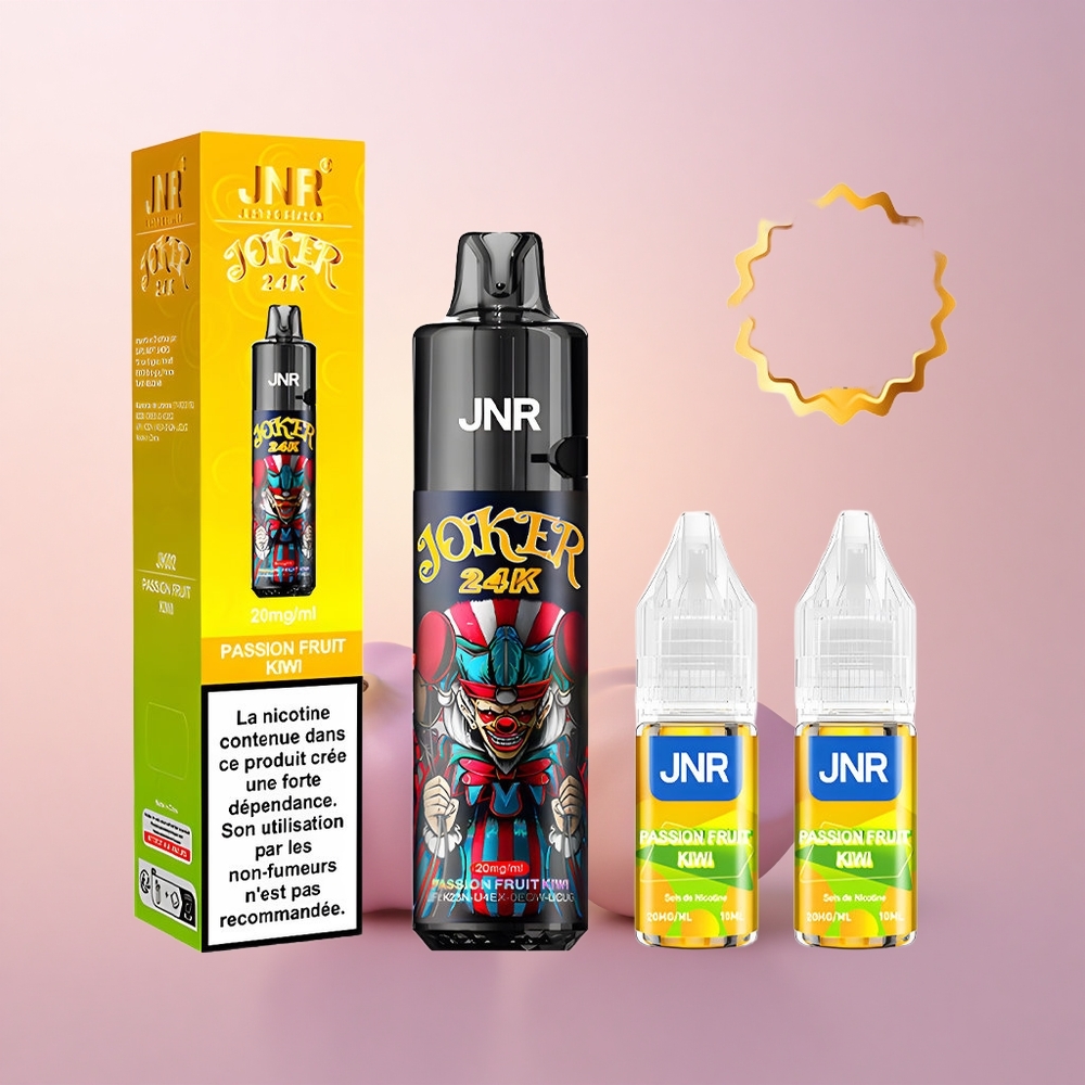 JNR Joker 24K Passionifrukt Kiivi Tüüp-C Laadimine 800mAh Akuga
