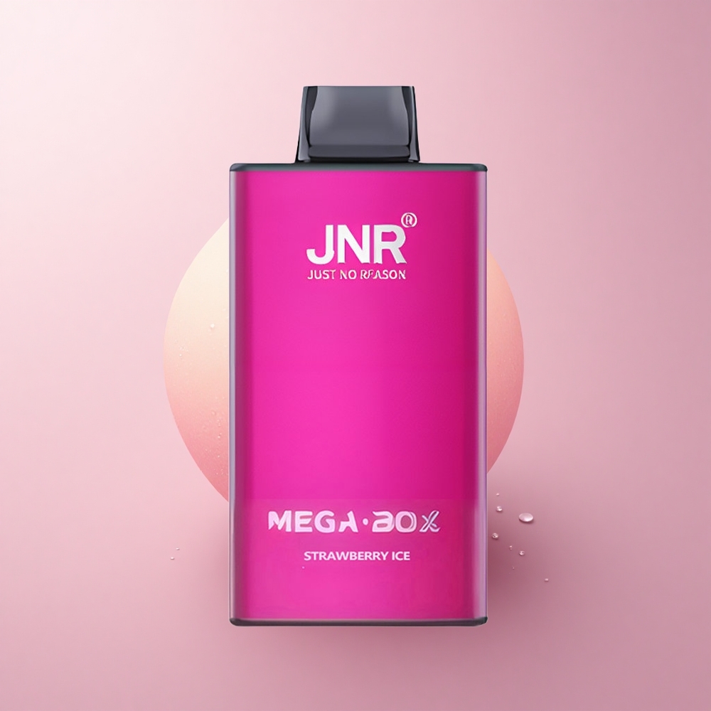 JNR Mega Box 25000 Maasikajää 30ml Kahe Mähisega Tüüp-C Laadimisega