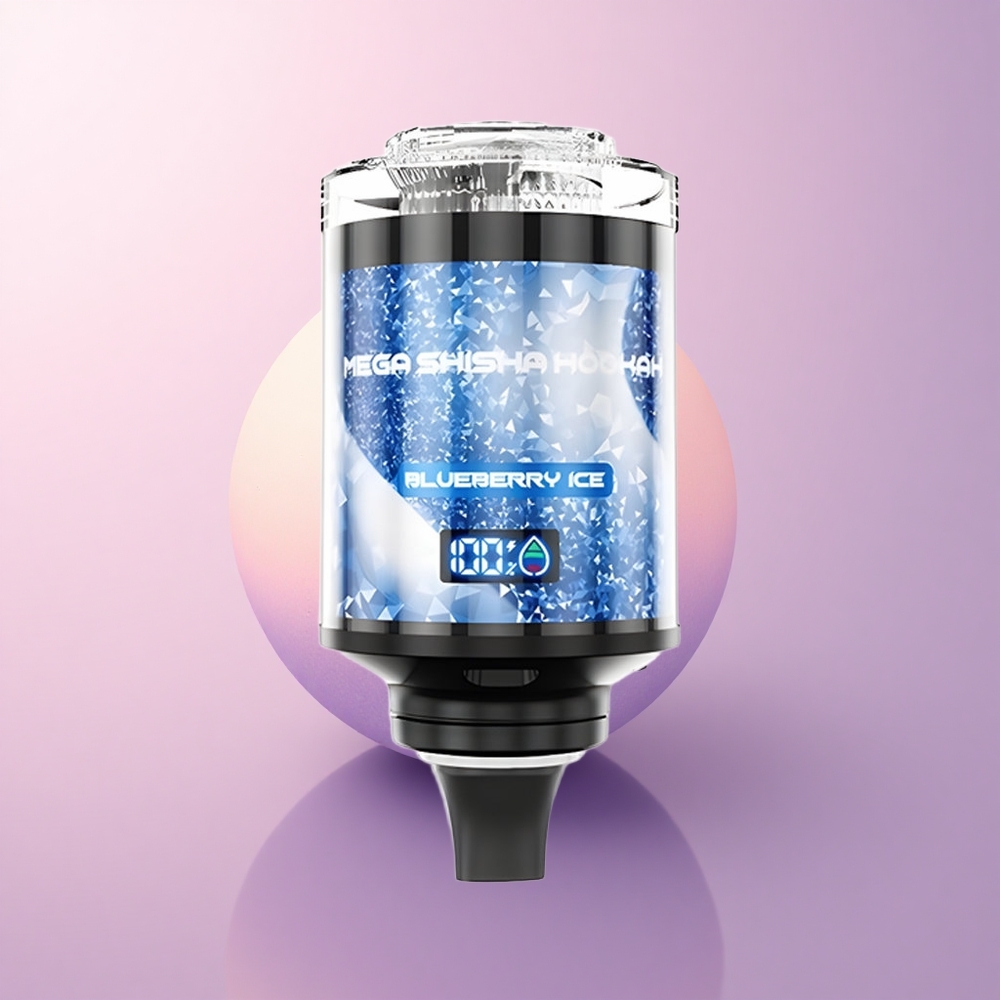 JNR Mega Shisha Hookah 100K Mustikajää 2200mAh Type-C