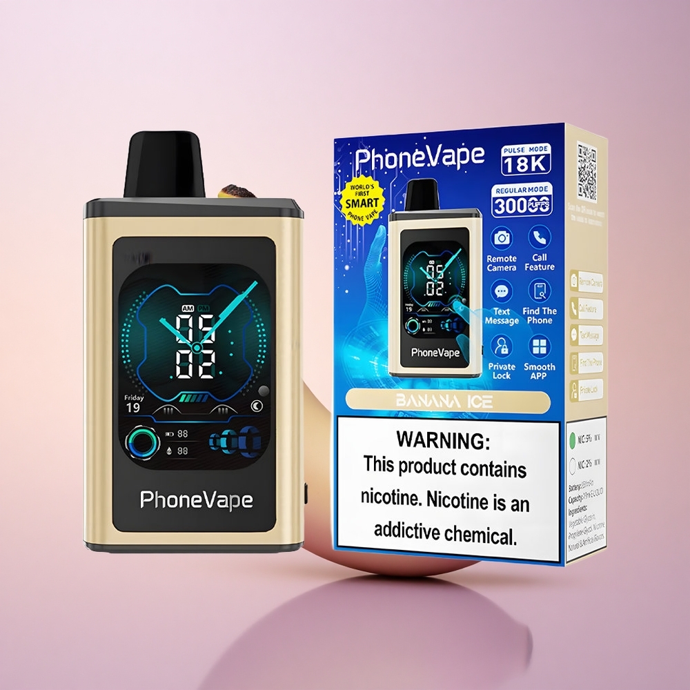 JNR PhoneVape 30000 Banaanijää Turbo Tüüp-C Kaugkaamera
