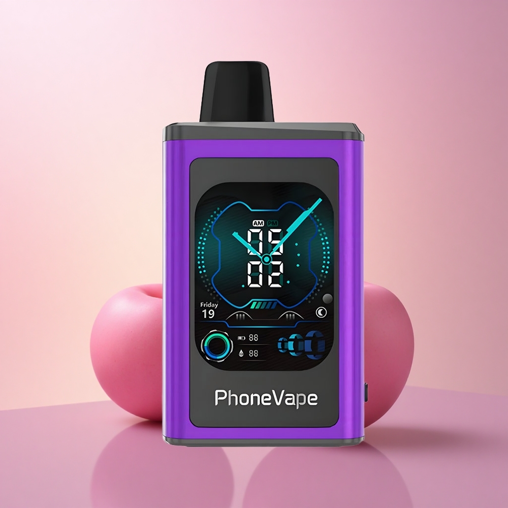 JNR PhoneVape 30000 Kirss Maasikas Vaarikas 850mAh Laetav Kaugkaamera Lukustus