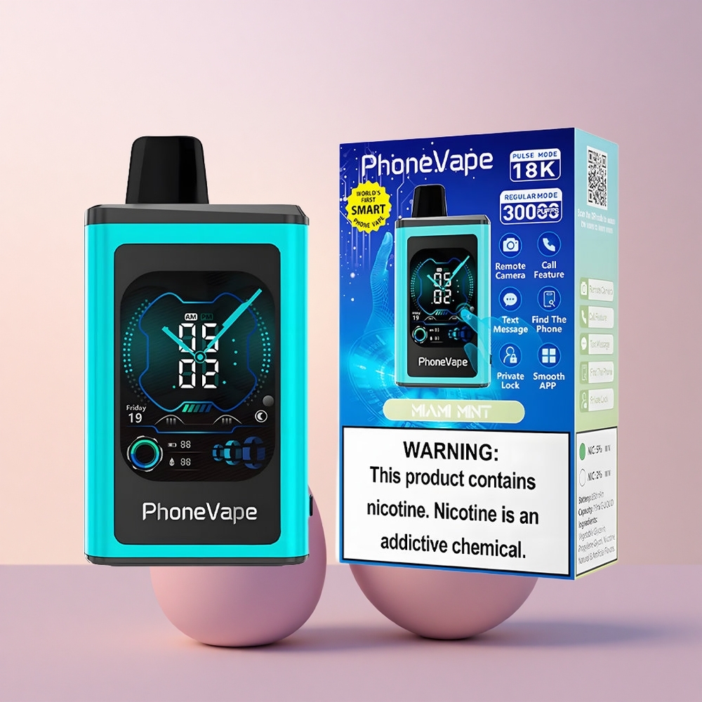 JNR PhoneVape 30000 Tallinna Mint Laaditav Juhtimisrežiimiga