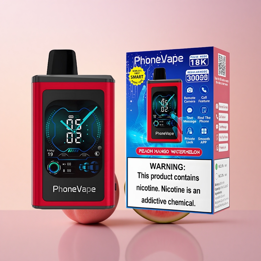JNR PhoneVape 30000 Virsi-Mango-Arbuusi Tüüp-C Laaditav Turbo Režiim