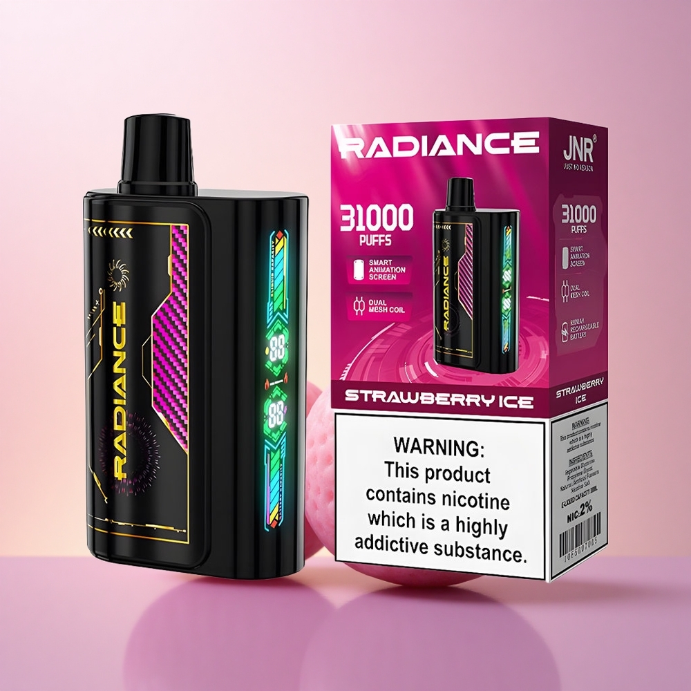 JNR Radiance 31000 Maasikajää Dual Mesh 28ml 2