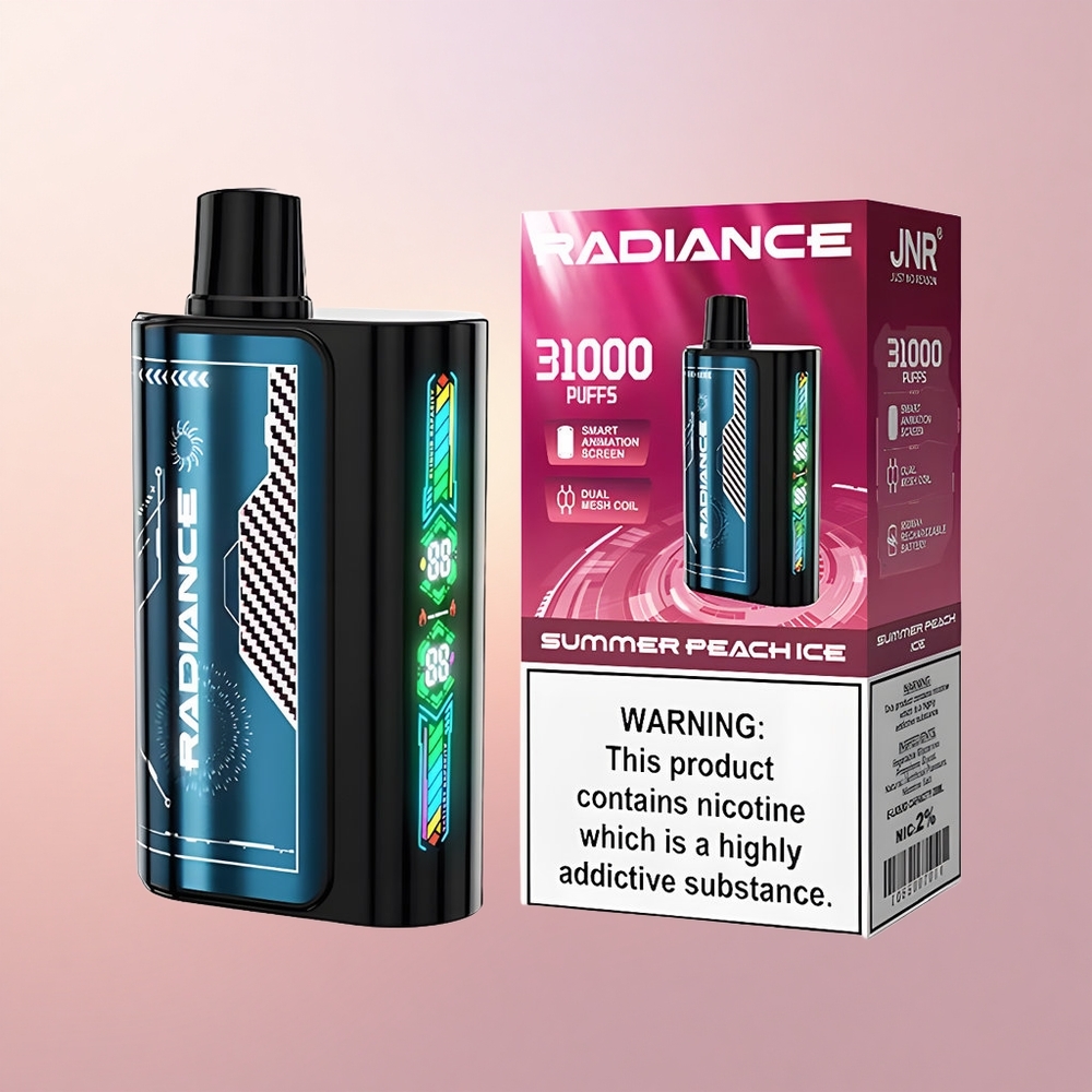 JNR Radiance 31000 Suvi Virsikujää 28ml Kahekordne Võrk