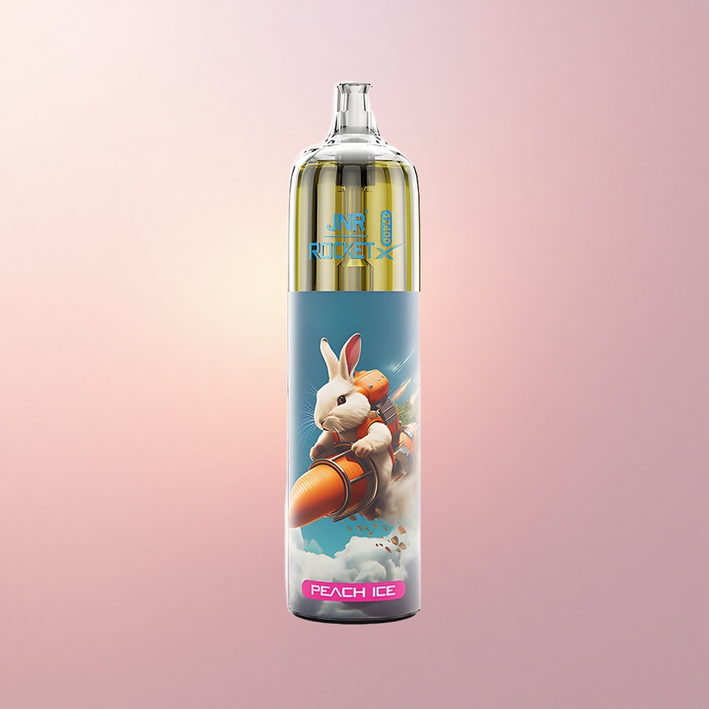 JNR Rocket-X 12400 Virsikujäätis Reguleeritav õhuvool 850mAh Patarei 25ml Vedelik