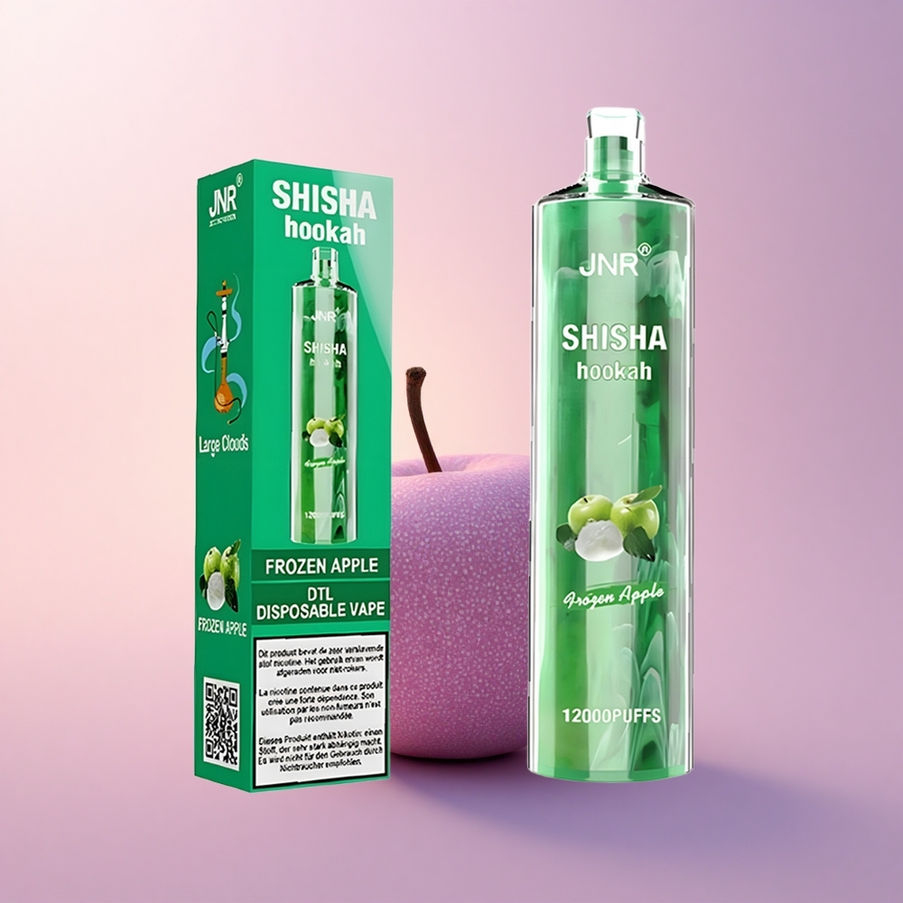 JNR Shisha Hookah 12000 Külmutatud Õun 24ml 750mAh Type-C