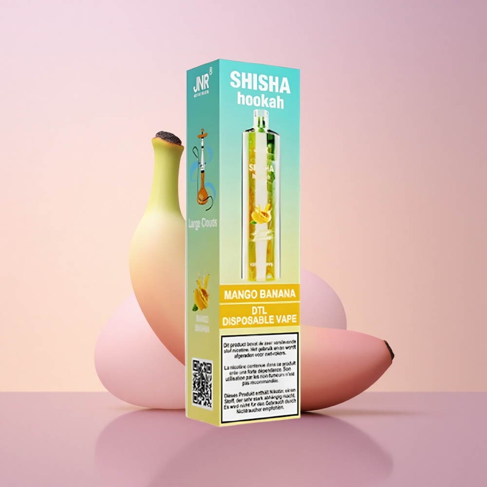 JNR Shisha Hookah 12000 Mango Banaani 750mAh Kiire Laadimine
