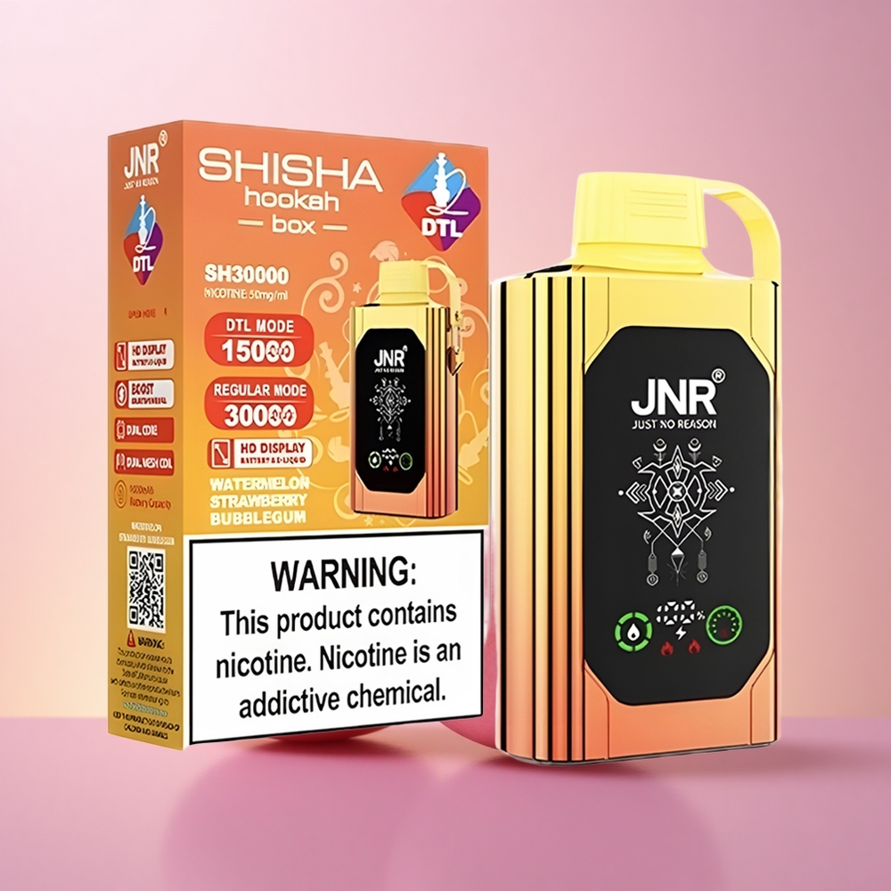 JNR Shisha Hookah Box 20500 Arbuusi-Maardlase Mullikumm HD Ekraaniga 25ml Vedelikumaht