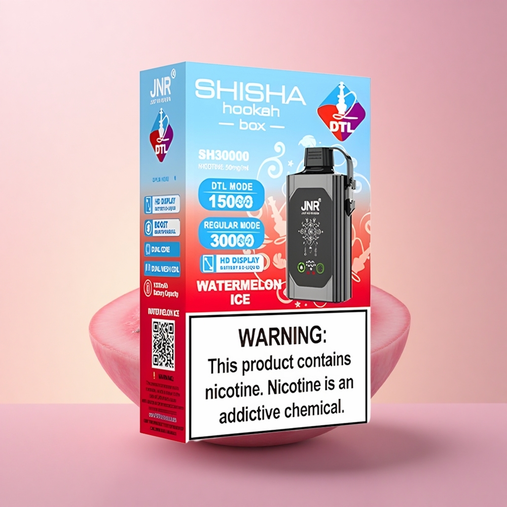 JNR Shisha Hookah Box 20500 Arbuusijää Dual Mesh  25ml