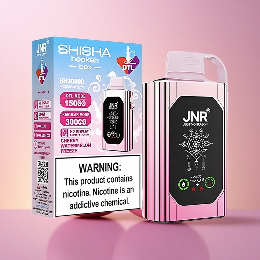 JNR Shisha Hookah Box 20500 Kirsi-Arbuusi Jäätis (1000mAh 25ml Kiire Type-C Laadimine)