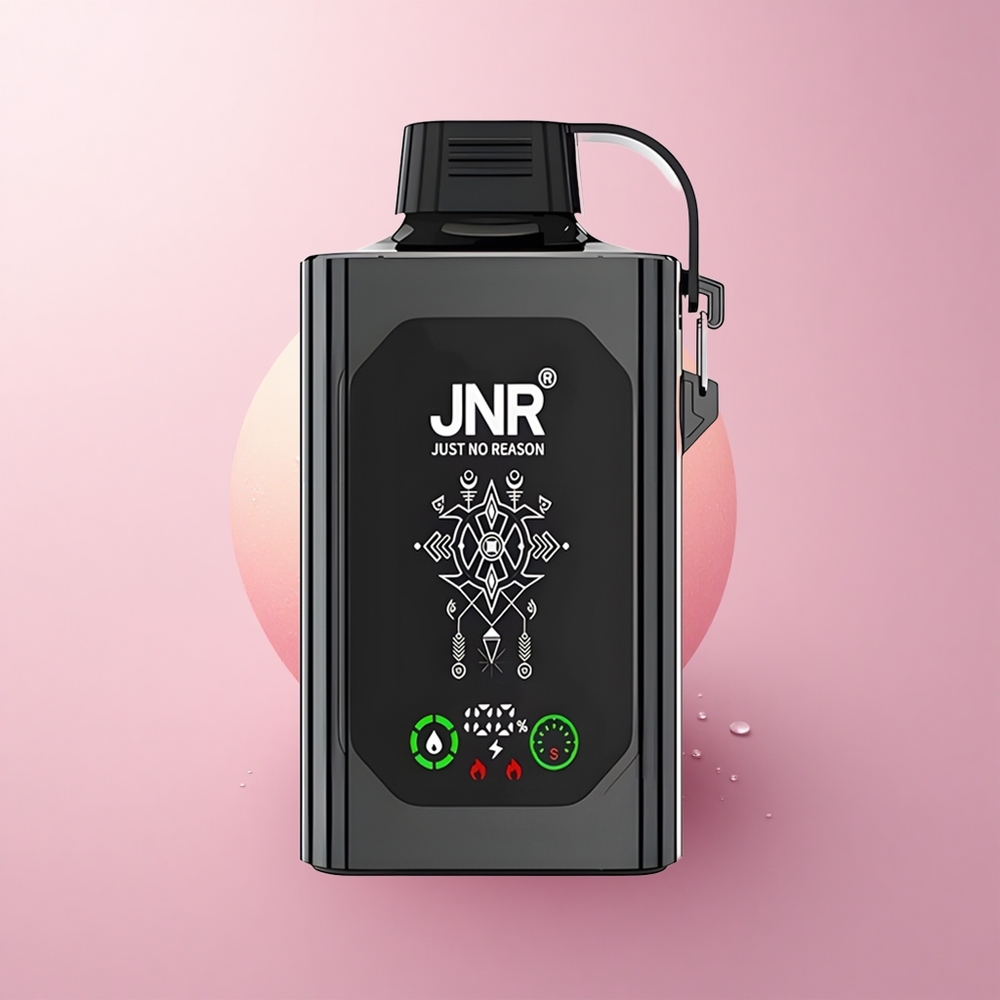 JNR Shisha Hookah Box 20500 Maasika-Jäätise Dual Mesh Coil  Type-C Laadimine