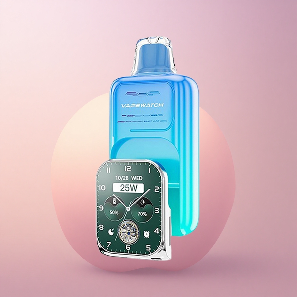 JNR VapeWatch 30000 Hapu Õunajää Dual Mesh Coil 19mL 1000mAh