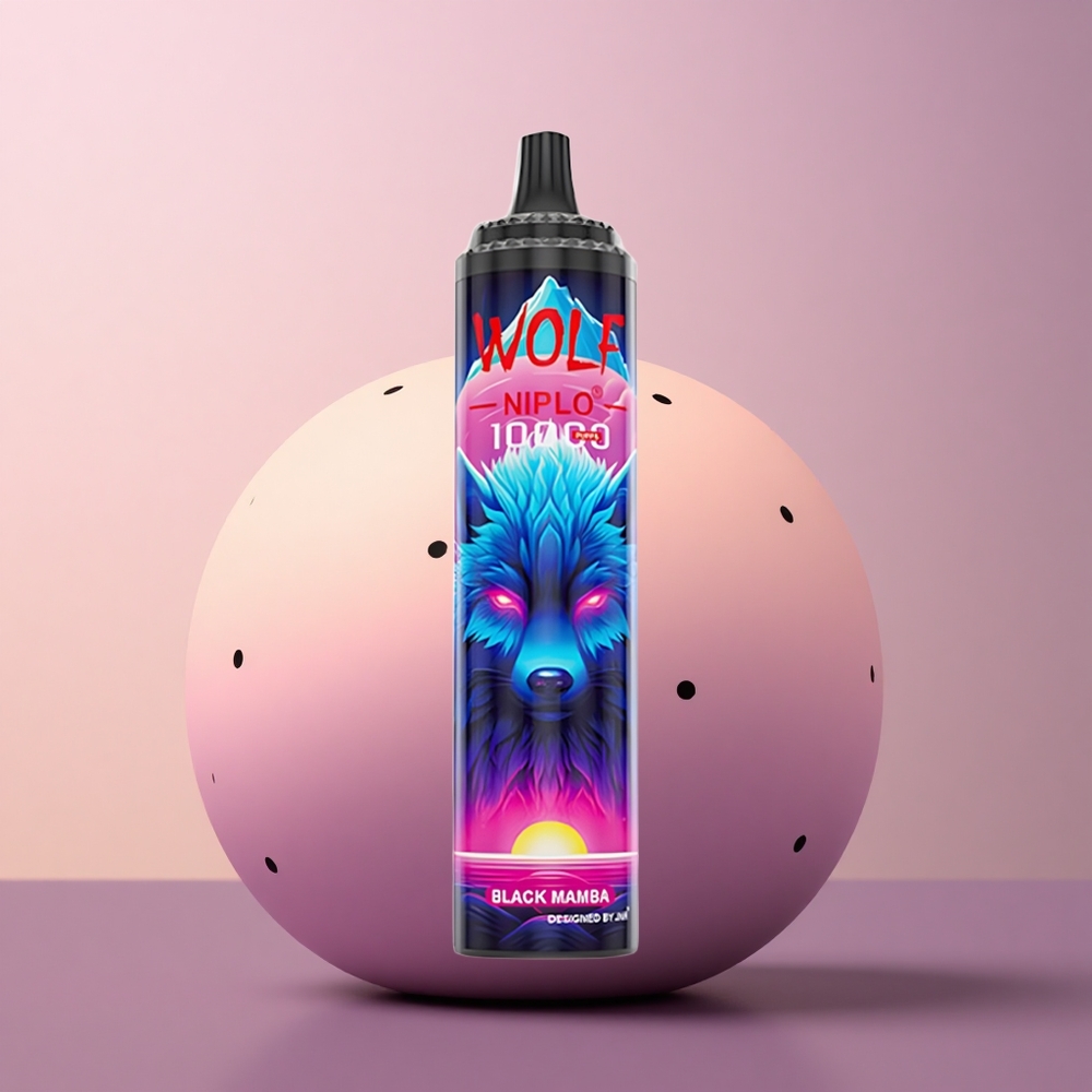 JNR Wolf Niplo 10000 Must Mamba 10000 Puffs 10 Ohm Mesh 650mAh Type-C