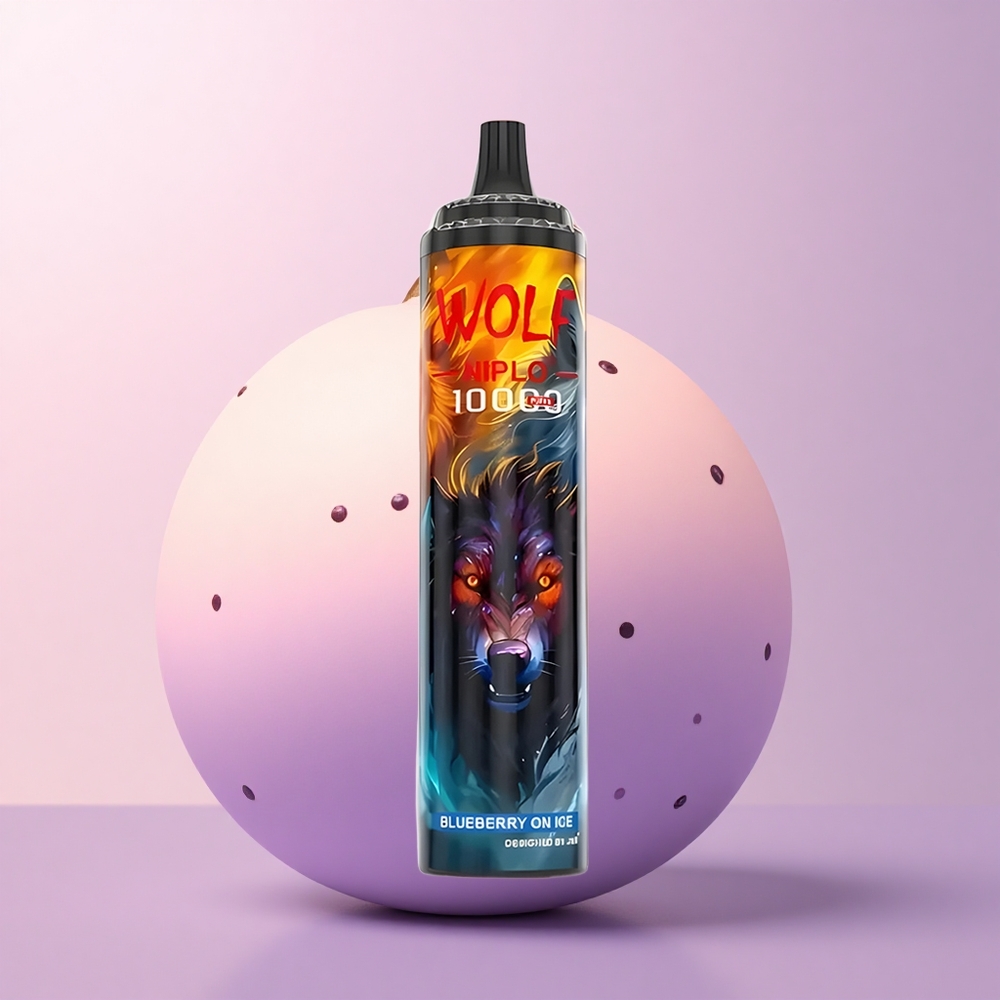 JNR Wolf Niplo 10000 Mustika Jää 20ml 5 Type-C
