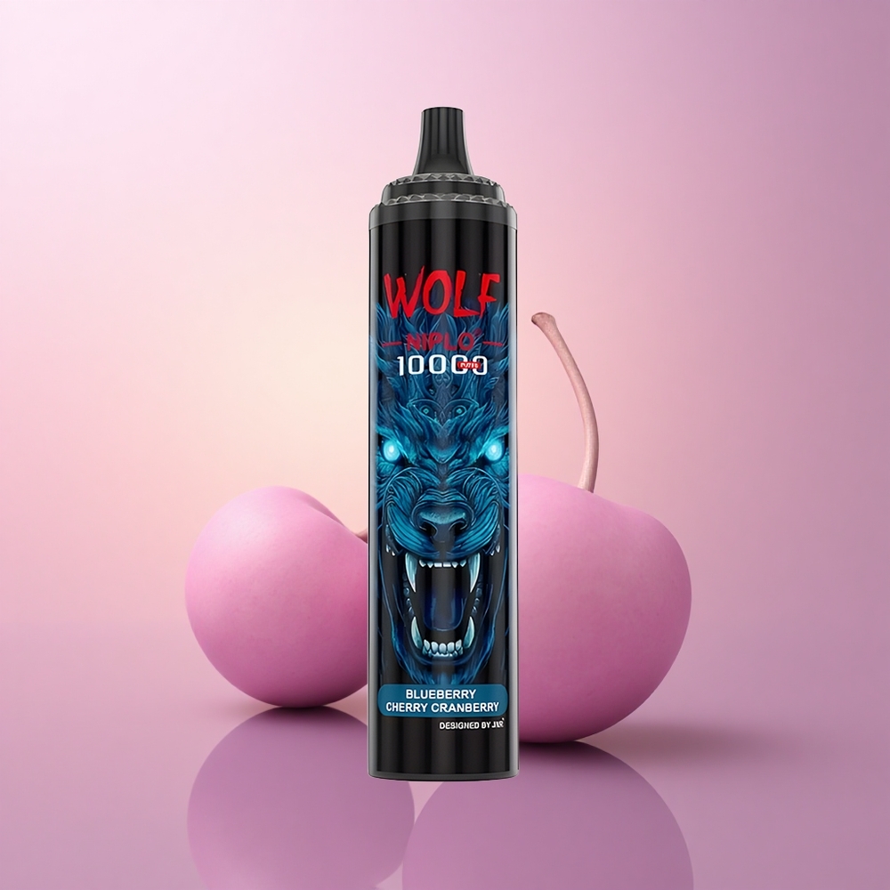 JNR Wolf Niplo 10000 Mustikas Kirss Jõhvikas 650mAh 20ml Type-C