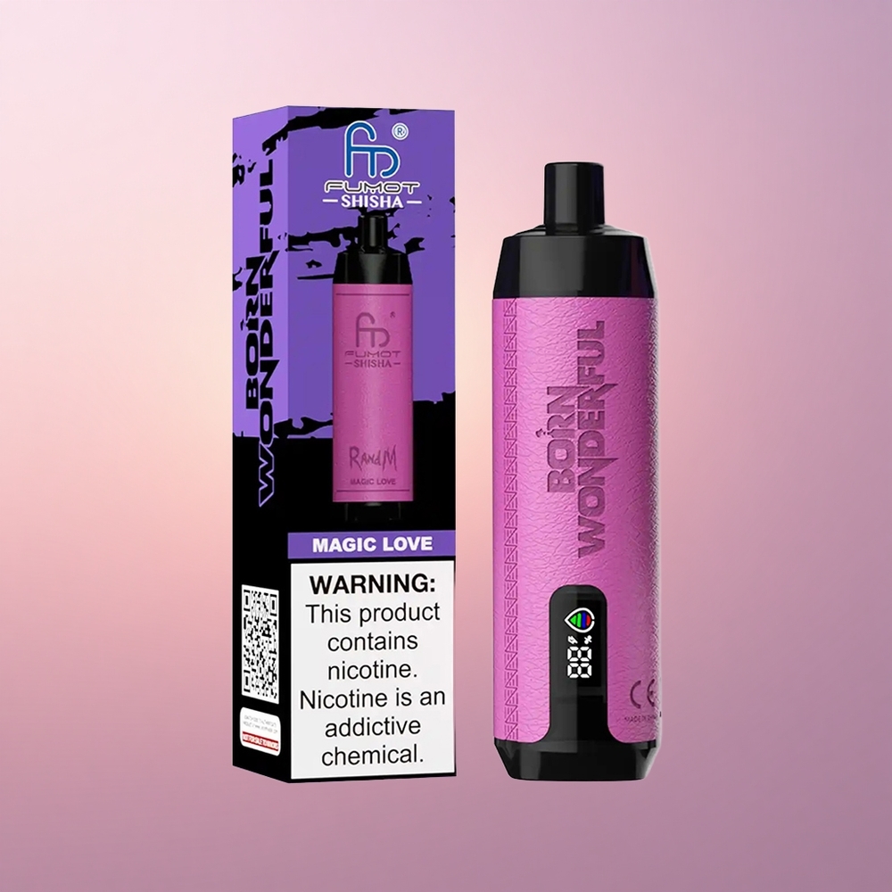 RandM Fumot Shisha 10000 Puffs Maagiline Armastus 18ml 850mAh 06ohm
