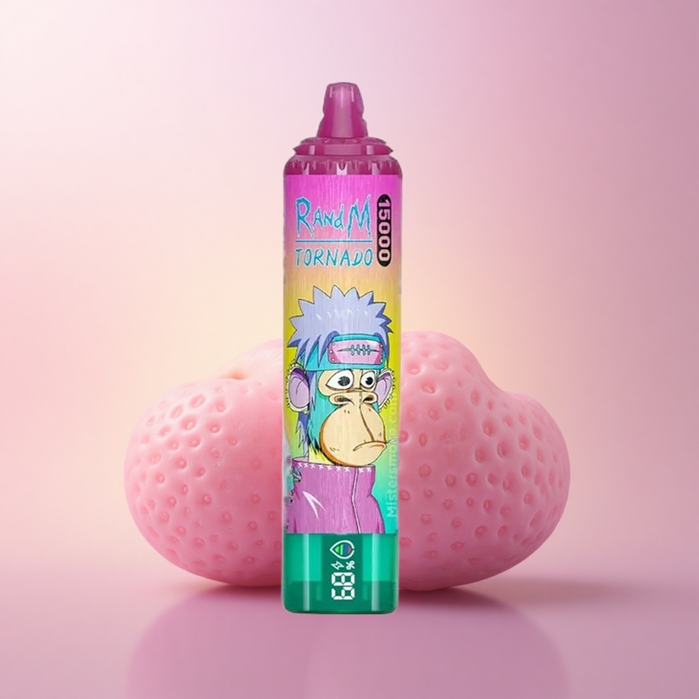 RandM Fumot Tornado 15000 Puffs Jäätunud Maasika Mesh 25ml 850mAh